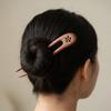 Chinese Style Hair Forks Handmade Ponytail Hair Bun Maker Exquisite Wooden Hair Sticks  Women