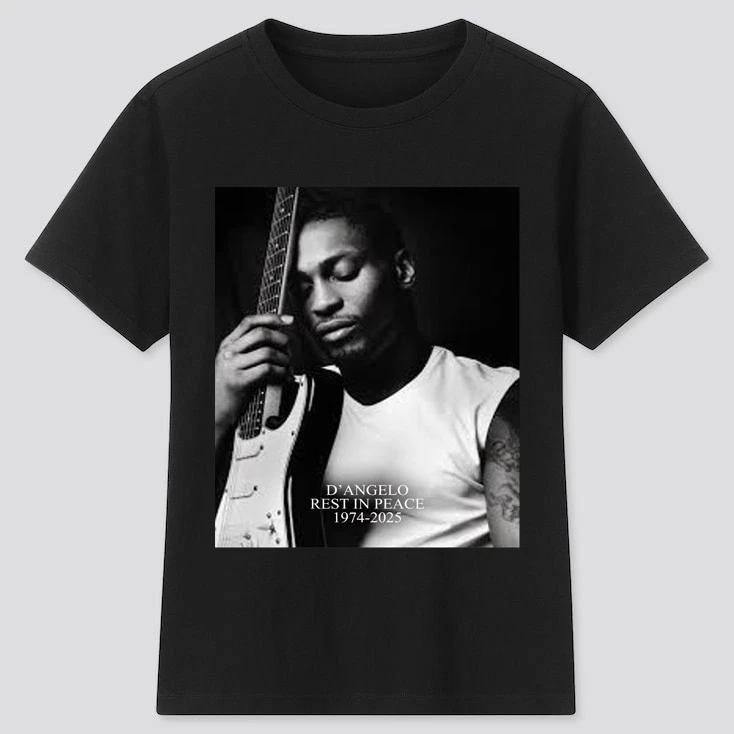 D Angelo Rest in Peace 2025 T-Shirt 3XL