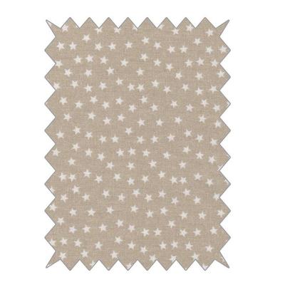 Beige Star Cotton Fabric Coupons 100x70cm