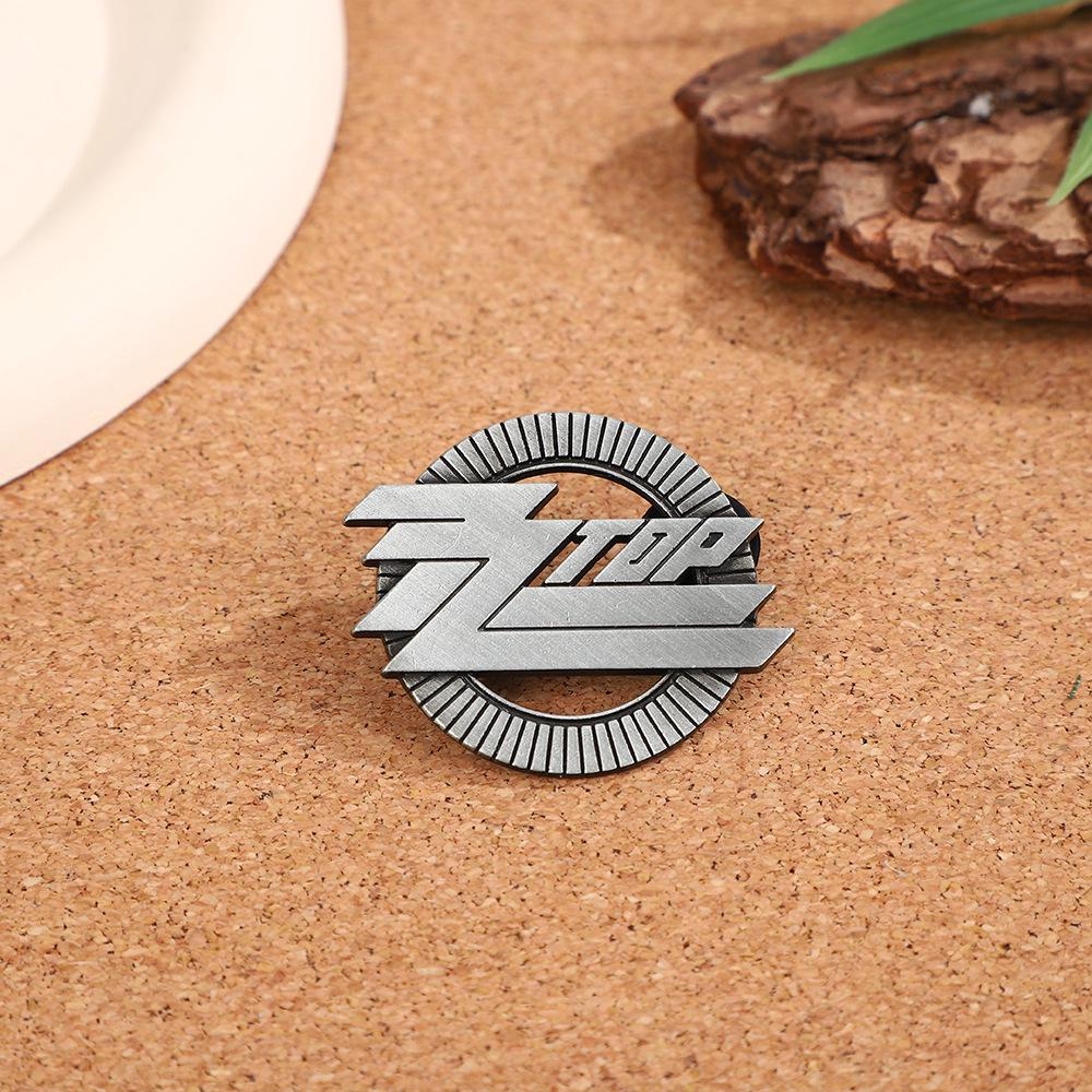 Rock Band Brooch Premium Light Luxury Versatile Clothing Pin Accessories