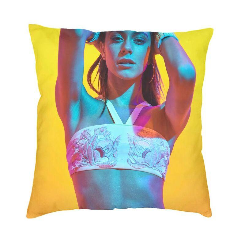 Martina Stoessel Model Cushion Cover for Sofa Soft TINI Argentine Singer And Composer Throw Pillow Case Bedroom Pillowcase