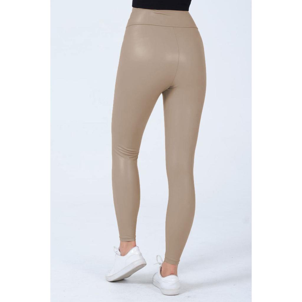Skinnleggings for kvinner Hevet Høy midje Slanking Fleksibel Komfortabel