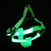 LED Dog Harness Chest Leash (S/Green)