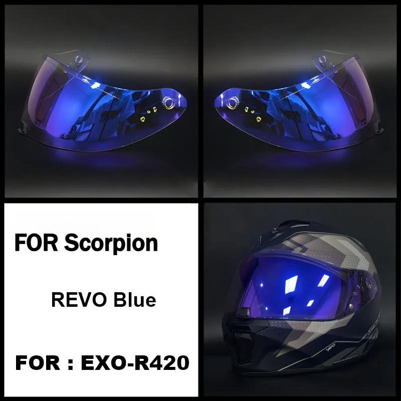Capacete for SCORPION EXO-R420 Visor Shield Lens Motorcycle Accessories Full Face Helmet Anti-UV for SCORPION EXO-R420 Casco MotSpeed Sensors 6