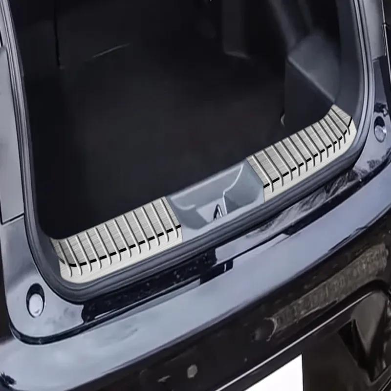 For Toyota Prius 60 Series  2024 Stainless Steel Rear Bumper rear Door Inner Tail Prevent Scuff Plate Sill Guard Cover Trim