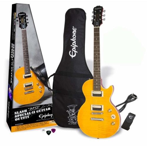Epiphone/Slash AFD Les Paul Special-II Guitar Outfit Appetite Amber Epiphone Les Paul Special Electric Guitar