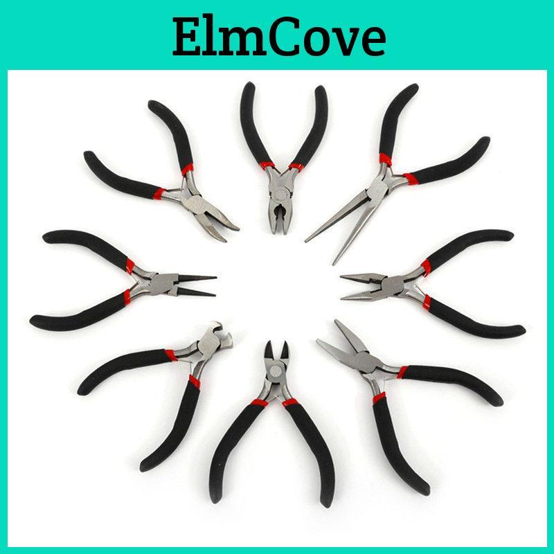 Premium 8pcs Mini Pliers Tools Set For Jewelry Making With Comfortable Grip And Unique Design