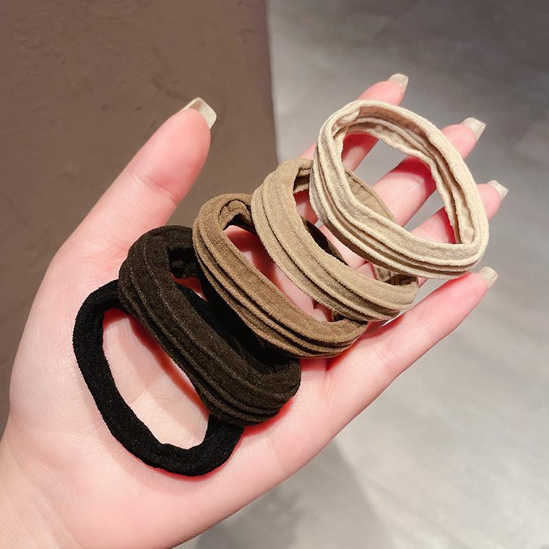 

Мягкая эластичная резинка для волос Dopamine для женщин - Прочная, бесшовная, высококлассный корейский стиль для пучков