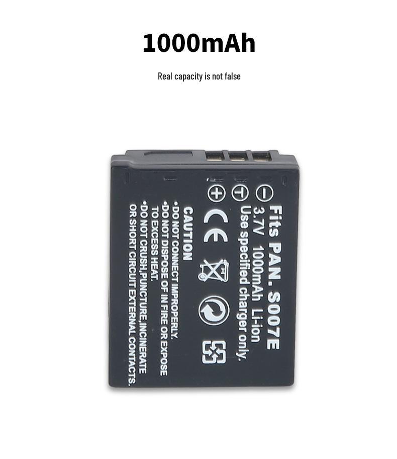 S007 Battery for Panasonic TZ1-TZ30 Cameras