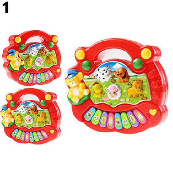 Baby Kids Musical Educational Animal Farm Piano Developmental Music Toy Gift