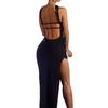 Women's clothing European and American sexy big halter high-end pearl dress tube top dress