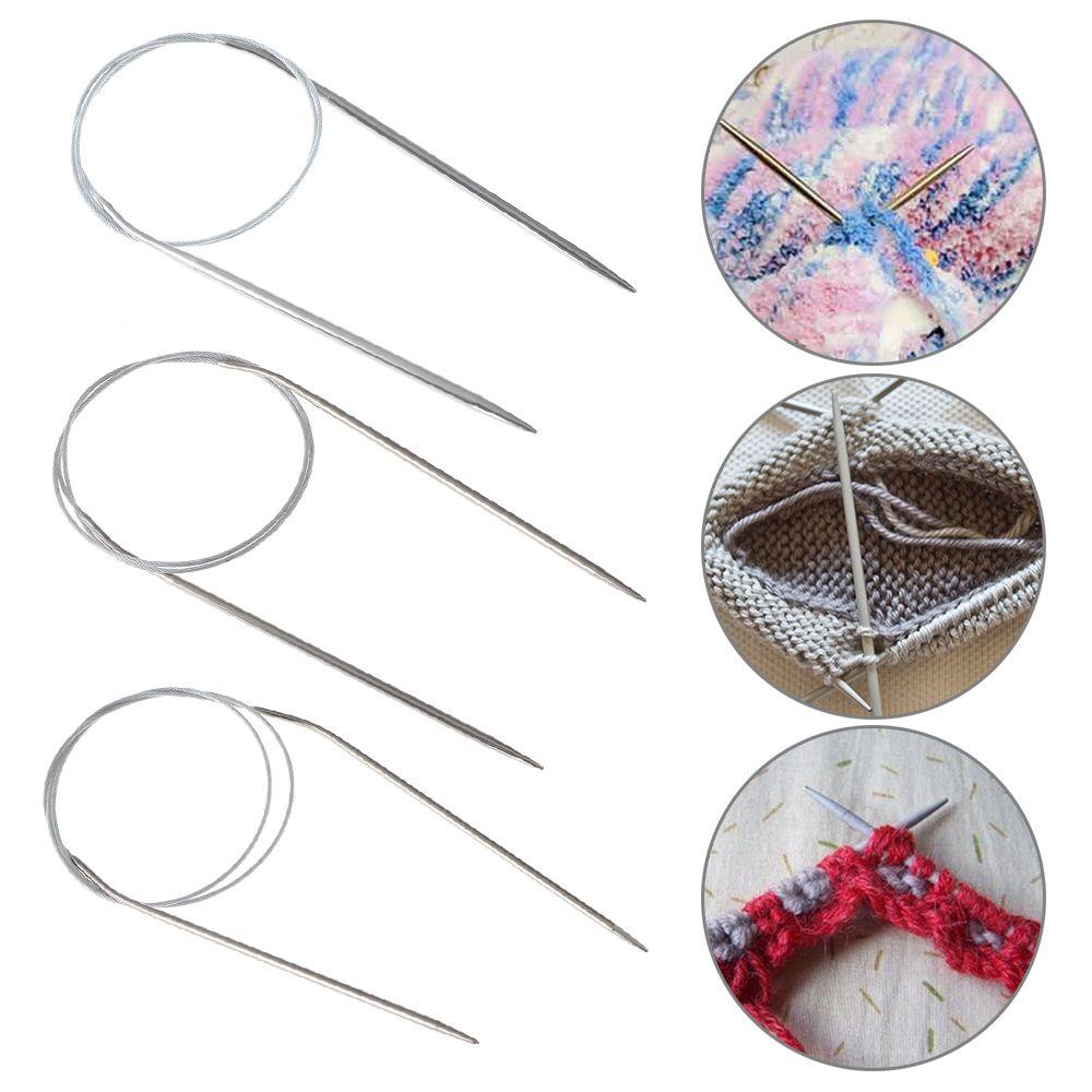 80cm Handmade DIY Crafts Weaving Needlework Supplies Knitting Needles Crochet Hook Sewing Pins