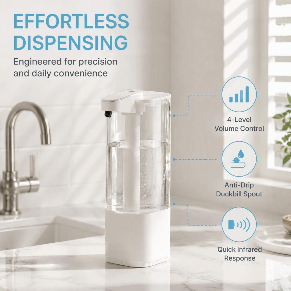 Wall Mounted Automatic Soap Dispenser USB Rechargeable Electric Soap Dispenser Kitchen