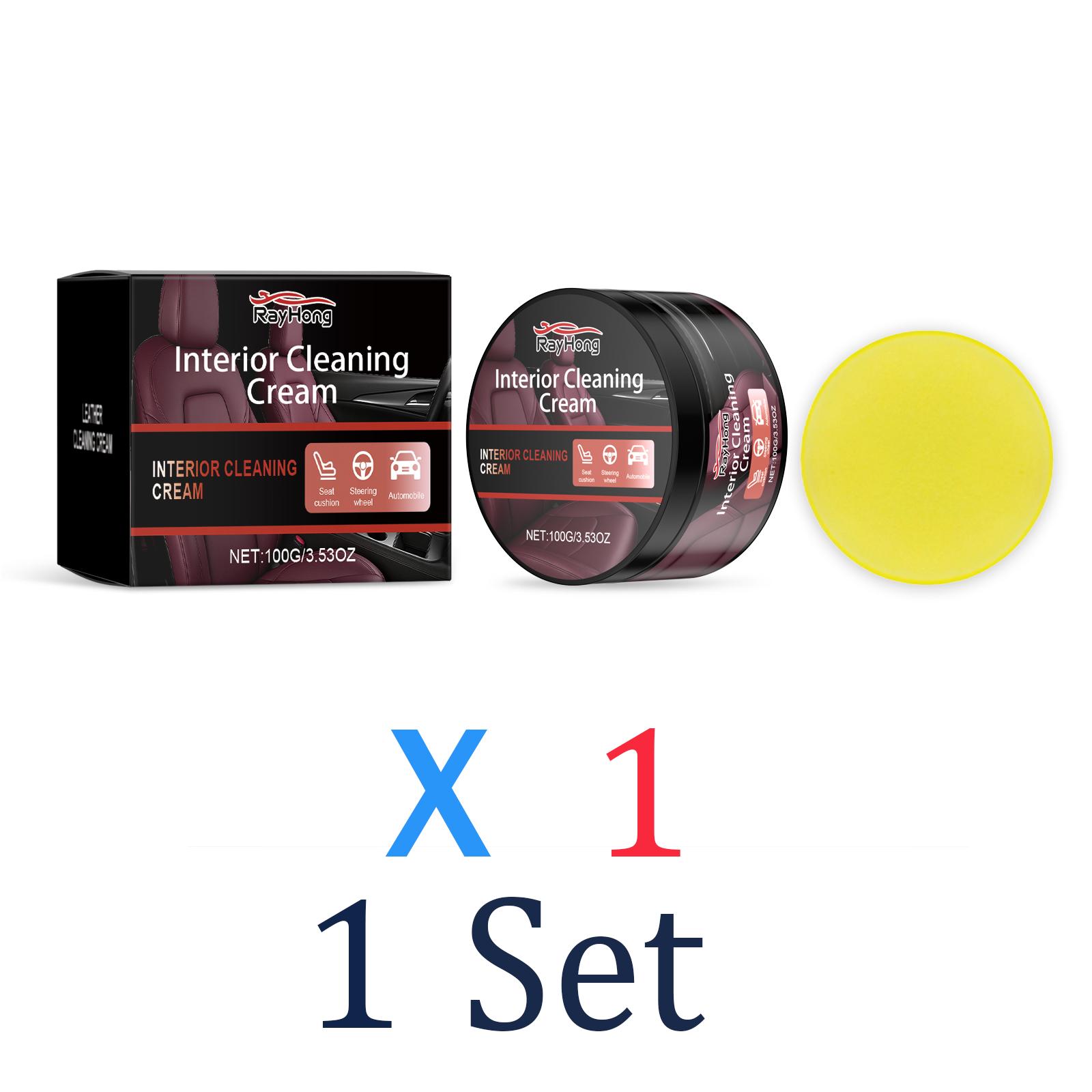 Car Leather Restorer & Conditioner Deep Clean Nourishes Leather Rejuvenates Color Texture Dashboard Seat Care Kit Autocare