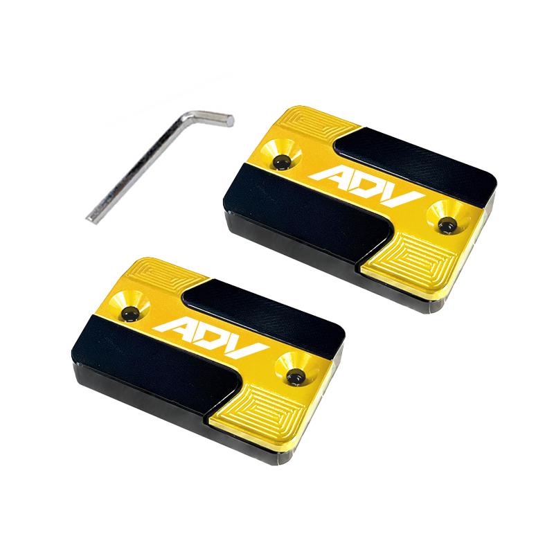 ADV Motorcycle Accessories CNC Aluminum Front Brake Reservoir Fluid Tank Oil Cup Cover For HONDA ADV350 ADV150 ADV160 350 adv