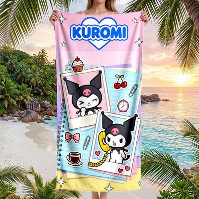 Large Beach Towel Quick Dry Absorbent Towel For Beach IndoorKuromi