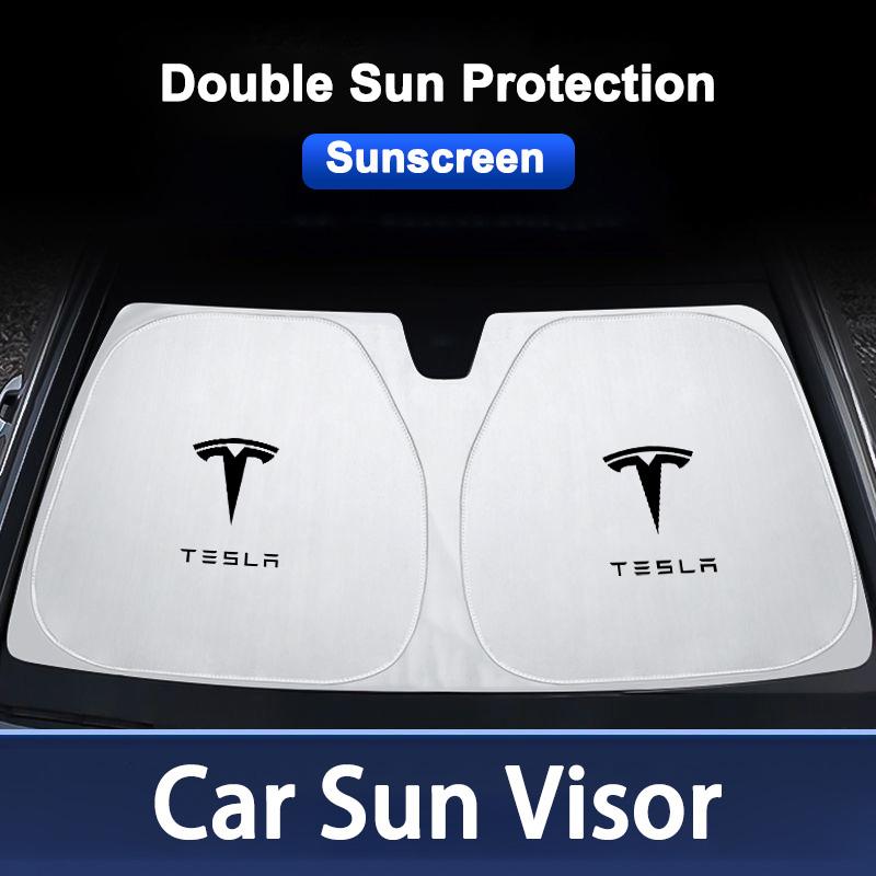 Car Windshield Sun Shade Cover Visor UV Protection Shield For Tesla Model 3 Model S Model X Model Y Roadster SpaceX Accessories