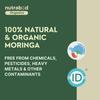Nutrabud Moringa Tablets 1000mg Organic Supplement for Daily Energy Immunity and Digestive Support 180 Count Pack of 1