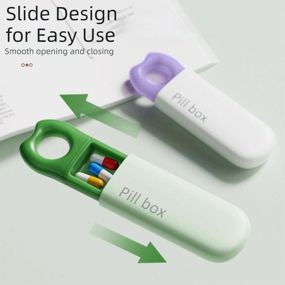 Gifts 3-grid Daily Pill Organizer Portable Mini Pillbox Pocket Travel Pill Holder