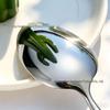304 Stainless Steel Bamboo-Handled Knife Fork Spoon Set for Hotel Tableware and Western Food, Thickened Dessert Spoon and Steak Knife Fork.