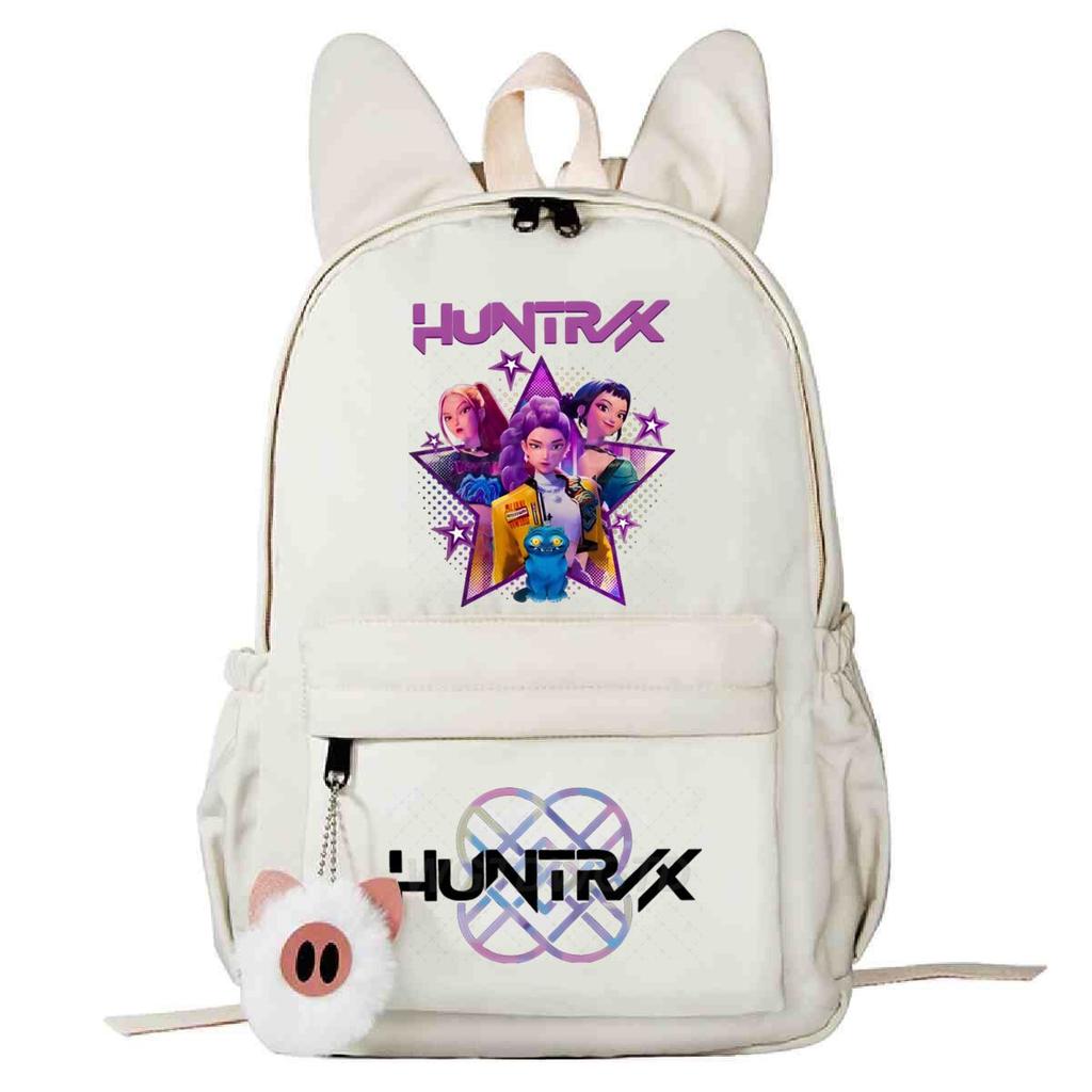 Kpop Witch Hunter Cute Rabbit Ears Personalized Backpack Foreign Trade College Wind Ins Trend Middle School Student Schoolbag