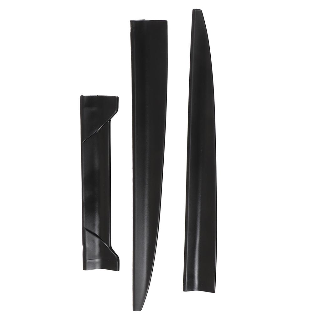 3PCS Car Universal Spoiler Thermal Stability Strong Grip Lightweight Rear Trunk and Window Roof
