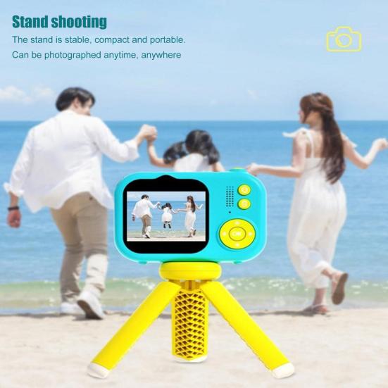 1 Set Kids Camera Dual Camera 4800W 1920x1080 Built-in Photo Templates Mini Cartoon Digital Camera Outdoor Supply