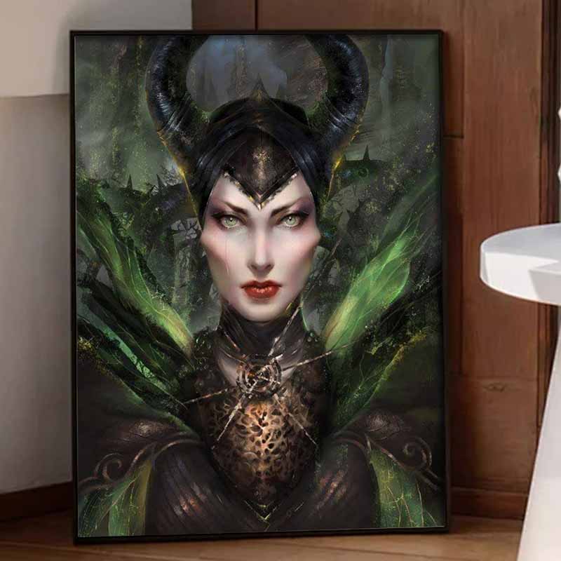 Disney Diamond Painting 5D DIY Maleficent Diamond Painting Art Diamond Painting Kit Adult/Beginner Gift Idea Home Decor