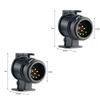 13 To 7 Pin Plug Socket Waterproof Truck Towing Electric Adapter For European Standard Trailer Converter Tow Accessorie