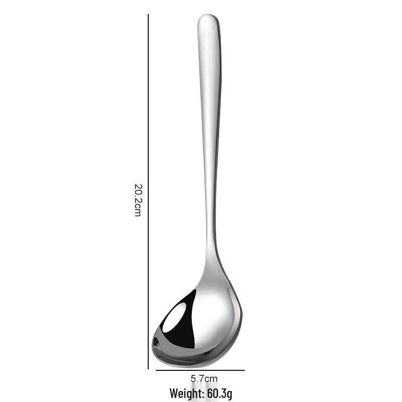 

304 Stainless Steel Long Handle Serving Spoons (Set of 3)