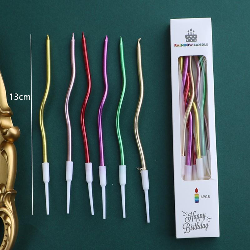 50 Gold and Silver Number Candle Cake Toppers - Individually Boxed Party Decorations