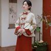 2025 New Year National Style Women's Skirt Set: High-End Autumn/Winter Cheongsam Outfit