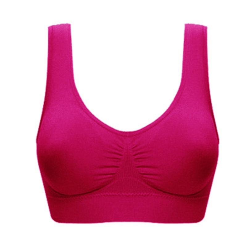 Pure Women Color Plus Size Ultrathin Large Bra Sports Bra Full Bra Tops Cup