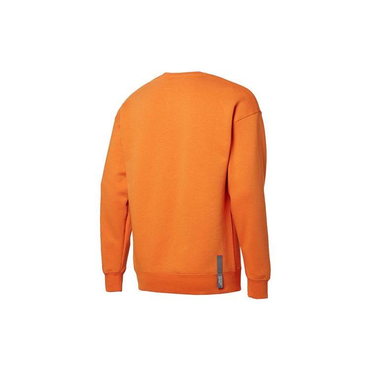 Puma Alphabet Logo Print Fleece Sweatshirt Men Tops Orange 597200-17