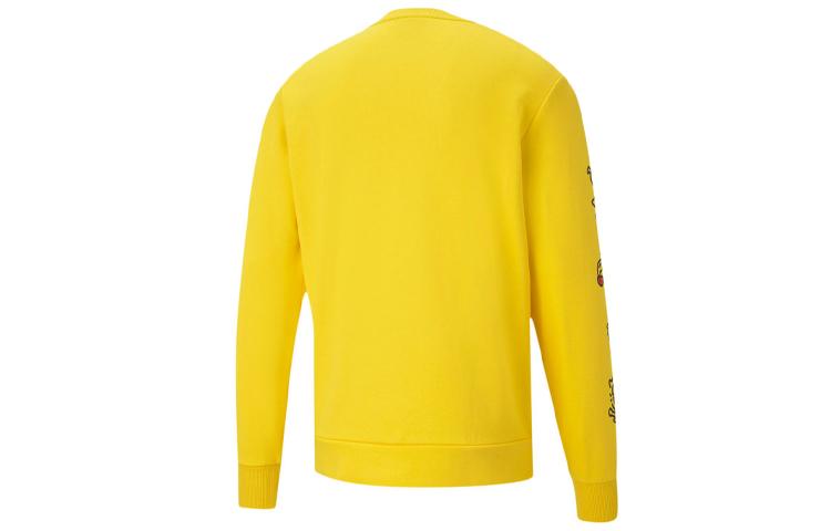 Puma Sweatshirts Men's Lemon Crew Neck Moderate Regular 598682-99