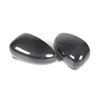 Hcilloend Compatible with the new Fiat 500 Mirror door mirror side mirror made of carbon left and right pasting easy to exterior custom car set