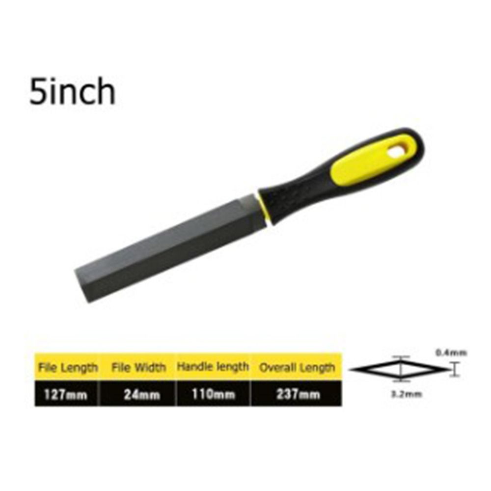 With TPR Handle Pruning Saw File Fine-tooth Rasp Sawing File Files Sharpener  Sharpening Hand Tool