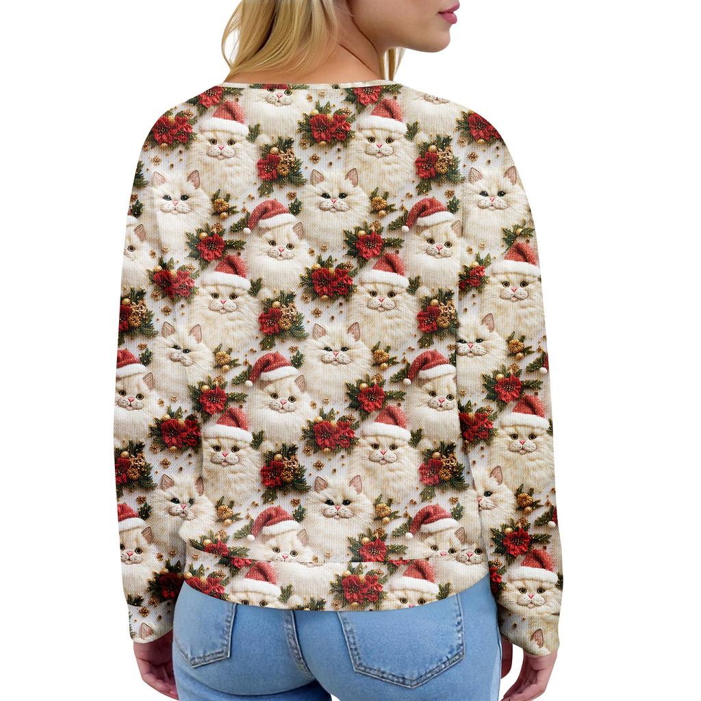 Women's Casual Shirts Long Sleeve Tops Button Up V Neck Loose Knit Fall Favorites For Women