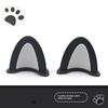 Soft ABS Bear Ear Helmet Decorations 1 Pair Adorable Appearance Easy to Install for Outdoor Riding Sports Helmets