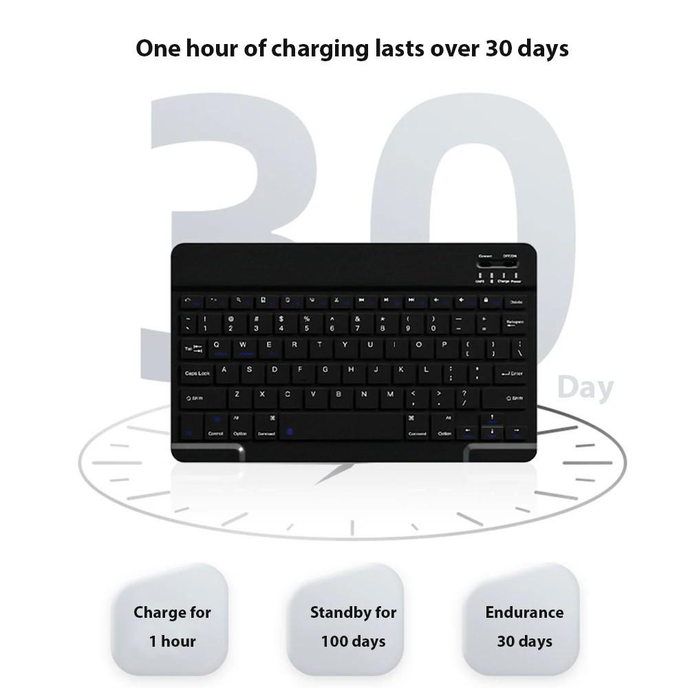 Bluetooth Keyboard and Mouse Set for Apple iPad, Huawei Honor Tablet, Android Devices