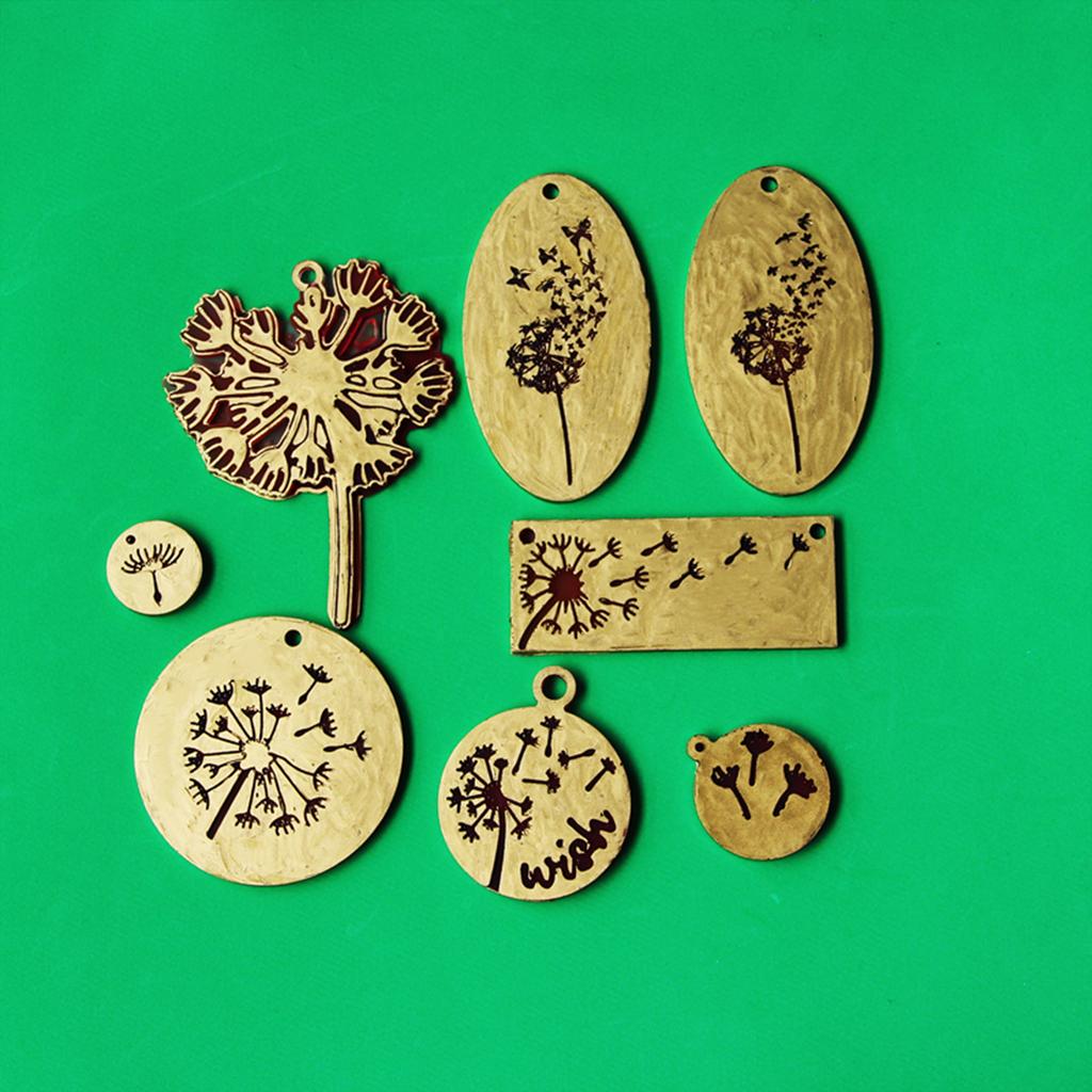 Dandelion Jewelry Charm Resin Mold Soft Silicone Dandelion Pendant Mold Perfect for Hobbyists and DIY Enthusiasts