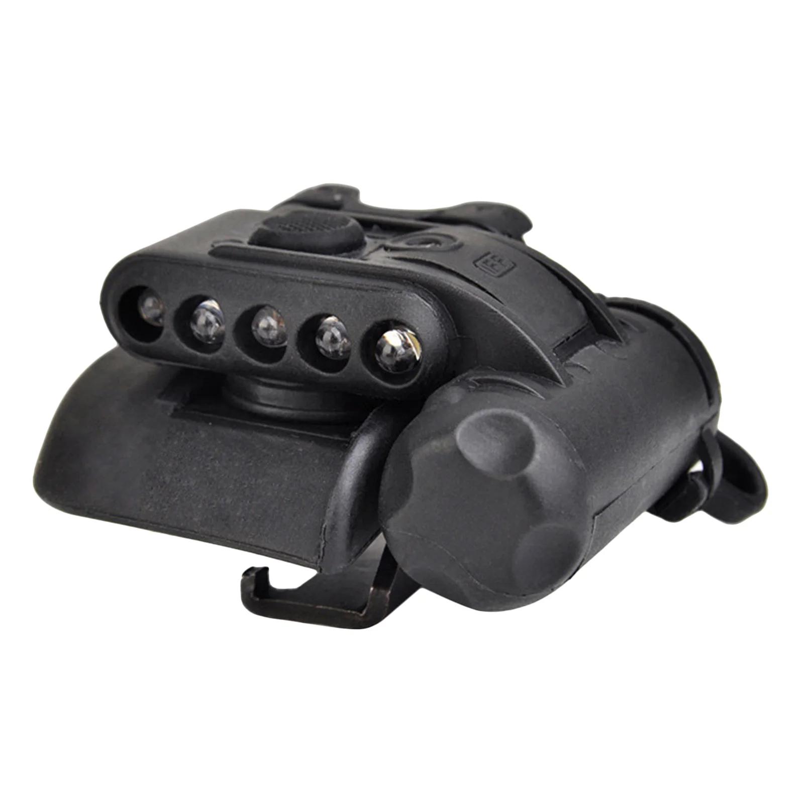 

Светодиодный фонарь для охотничьей кепки, тактический фонарик для шлема, сигнальные фонари IFF, наружное освещение, белый, красный светодиодный светильник чёрный