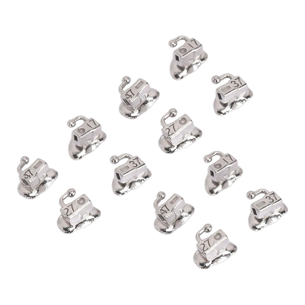 40pcs Dental Orthodontics Buccal Tube 2nd Molar Bondable MBT 0.022inch Easy Activation Bondable