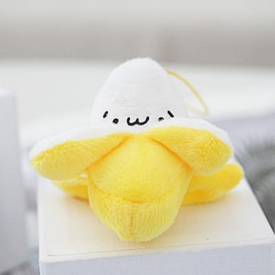 Ξεφλουδιζόμενο Μπανάνα Μπρελόκ Βελούδινο Κινούμενο Μπρελόκ για Τσάντα Χαριτωμένο Βελούδινο Μπανάνα Γεμιστά Παιχνίδια Χριστουγεννιάτικα Δώρα Γάμου Γενεθλίων