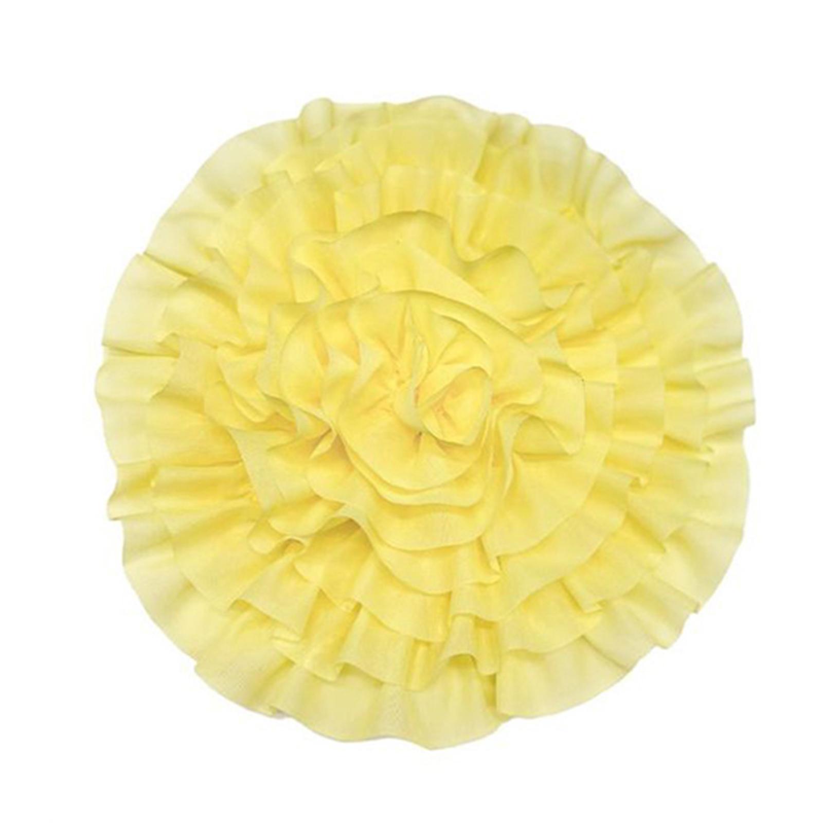 

Привлекательная аппликация из больших цветов для одежды, нашивки для шитья шляп, шарфов, свадебных платьев, декоративных аксессуаров жёлтый