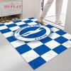 Brighton Teppich für Wohnzimmer Schlafzimmer Zuhause Sofadekoration, Rutschfeste Bodenmatte für Kinderspiel