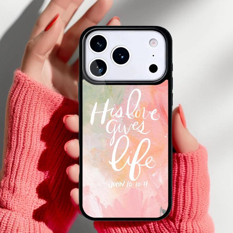 Bible Verse Faith Jesus Cross Phone Case for iPhone 17 16 15 14 13 Pro Max Back Cover for 12 11 Pro Coque