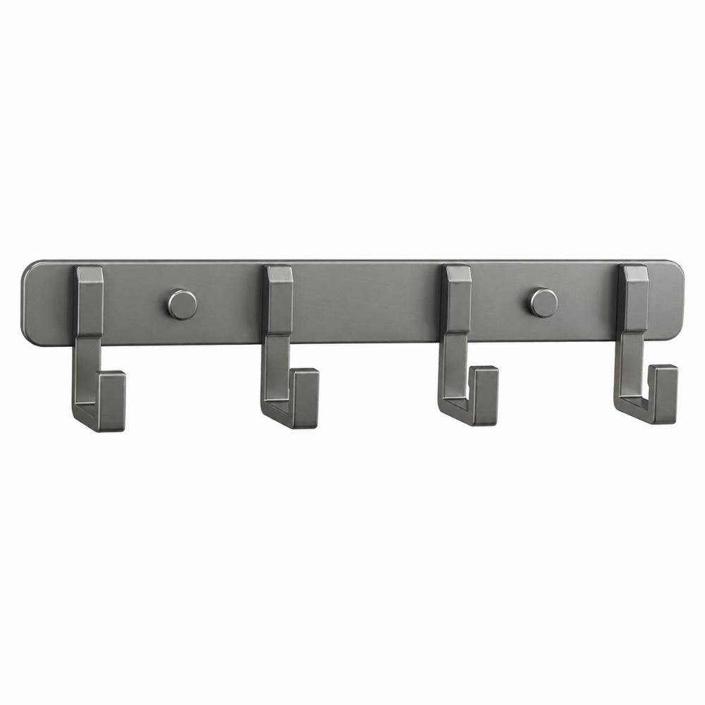 No Drill Wall Hook Rack Aluminum Door Holder Practical Towel Hanger Hook Kitchen