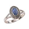 Natural Kyanite Gemstone Handmade 925 Sterling Silver Jewelry Ring Size 6.5 J6e52