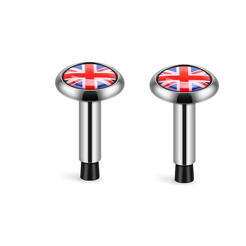 2Pcs Car Door Safety Metal Bolt Door Lock Button Pin Decor For MINI COOPER S One JCW F53 F54 F55 F56 F60 R50 R55 R56 R57 R60 R61
